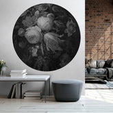 Boudoir Grey – Tapeta Koło Standard