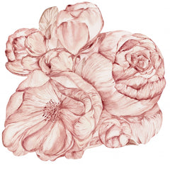 Brassica Pink – Tapeta Koło Standard