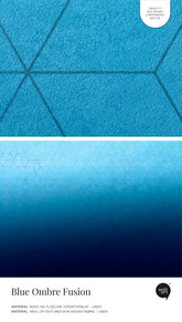Blue Ombre Fusion – Próbka Tapety