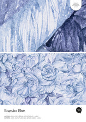 Brassica Blue – Próbka Tapety