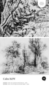 Calm Black and White – Próbka Tapety