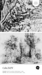 Calm Black and White – Próbka Tapety