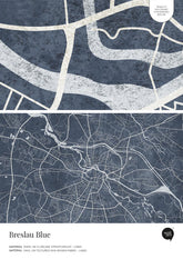 Breslau Blue – Próbka Tapety