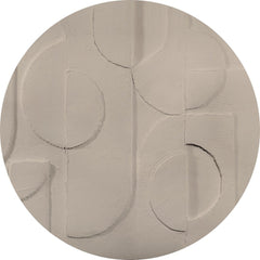 Bene Beige – Tapeta Koło Standard