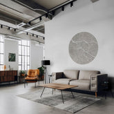 Breslau Grey – Tapeta Koło Standard