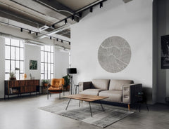 Breslau Grey – Tapeta Koło Standard