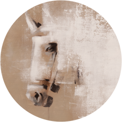 Cavallo – Tapeta Koło Standard