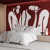 Couple Burgundy – Tapeta na wymiar