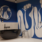 Couple Cobalt – Tapeta na wymiar