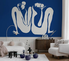 Couple Cobalt – Tapeta na wymiar