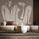 Couple Beige – Tapeta na wymiar