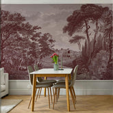 Cartagine Burgundy – Tapeta w rolkach