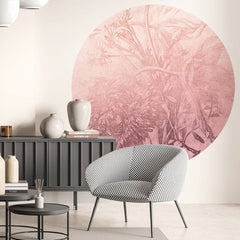 Blossom Ombre Flower – Tapeta Koło Standard