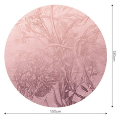 Blossom Ombre Flower – Tapeta Koło Standard