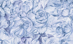 Brassica Blue – Tapeta w rolkach