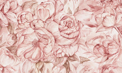 Brassica Pink – Tapeta w rolkach