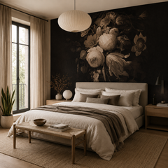Boudoir Beige – Tapeta w rolkach