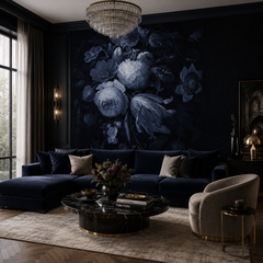 Boudoir Navy – Tapeta na wymiar