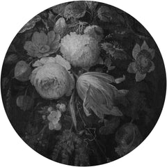 Boudoir Grey – Tapeta Koło Standard