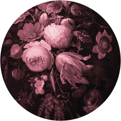 Boudoir Pink – Tapeta Koło Standard