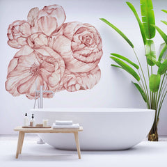 Brassica Pink – Tapeta Koło Standard