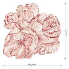 Brassica Pink – Tapeta Koło Standard
