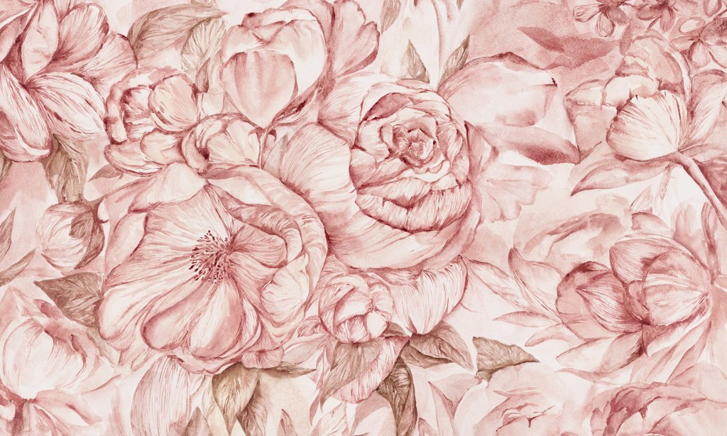 Brassica Pink – Tapeta na wymiar