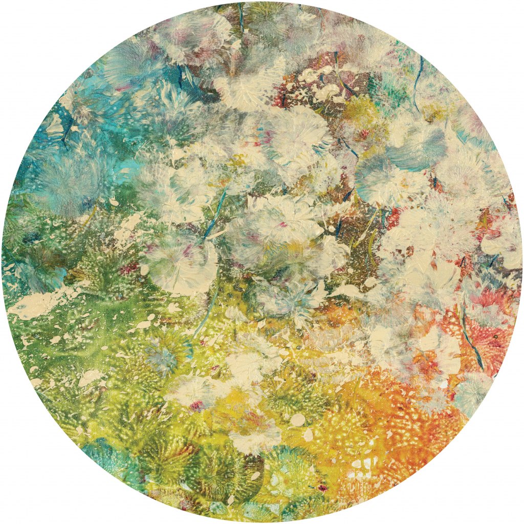 Bubble – Tapeta Koło Standard