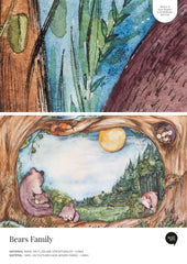 Bears Family – Próbka Tapety