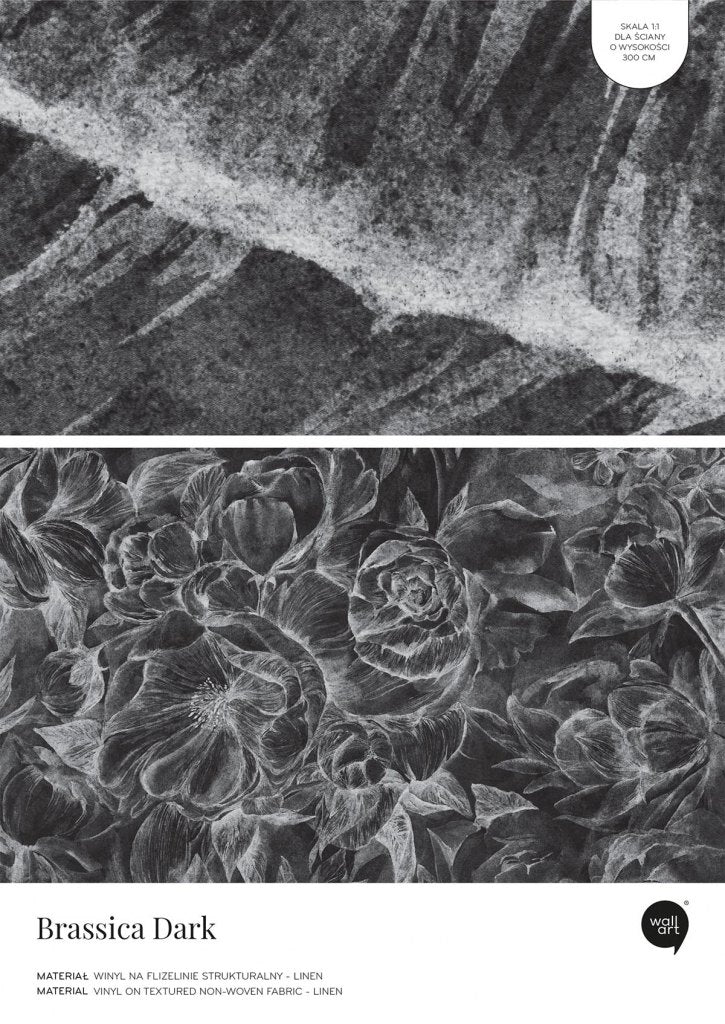 Brassica Dark – Próbka Tapety