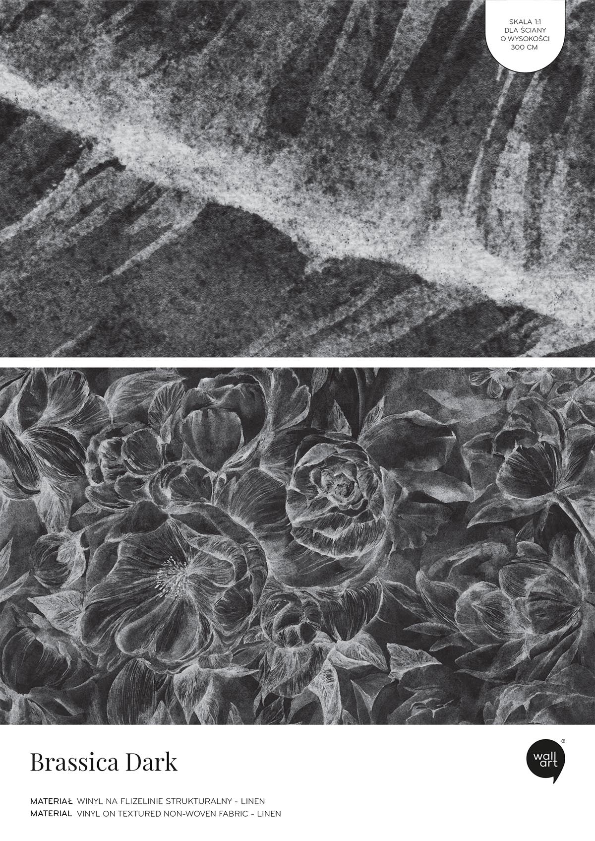 Brassica Dark – Próbka Tapety