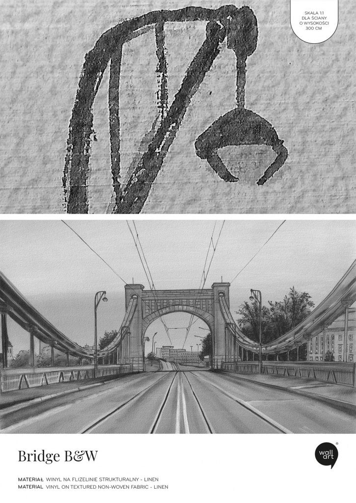 Bridge B&W – Próbka Tapety