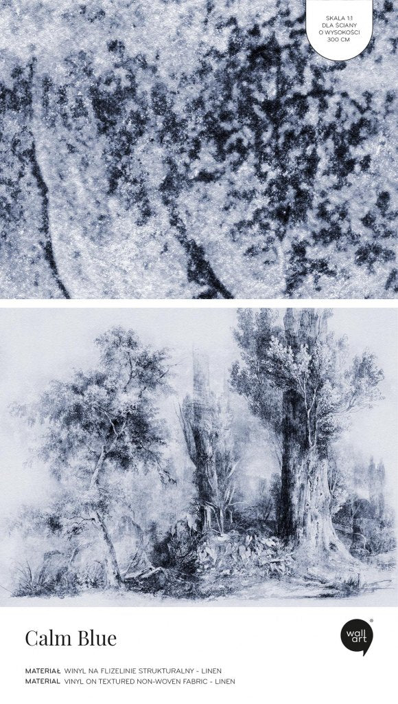Calm Blue – Próbka Tapety