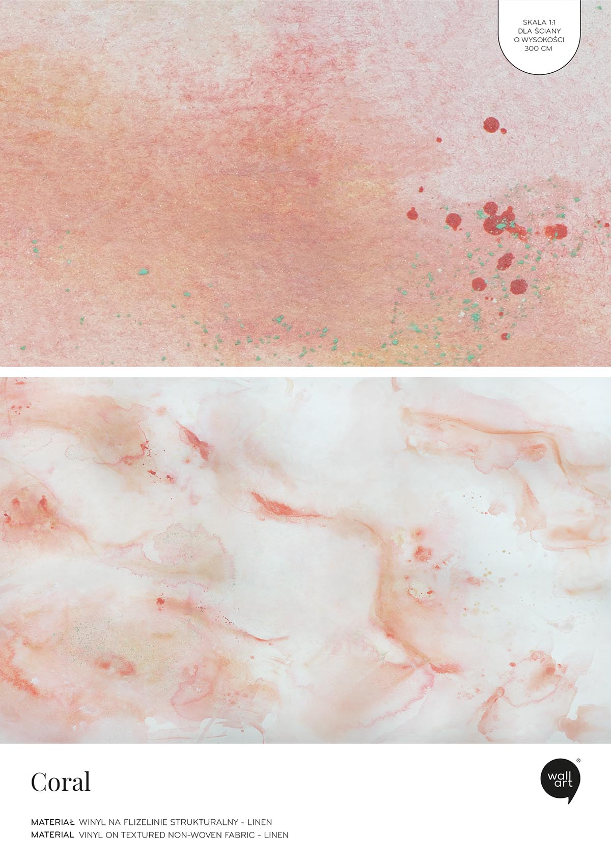 Coral – Próbka Tapety