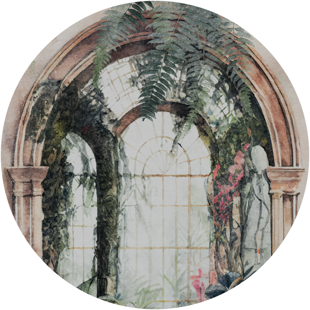 Aranciera – Tapeta Koło Standard