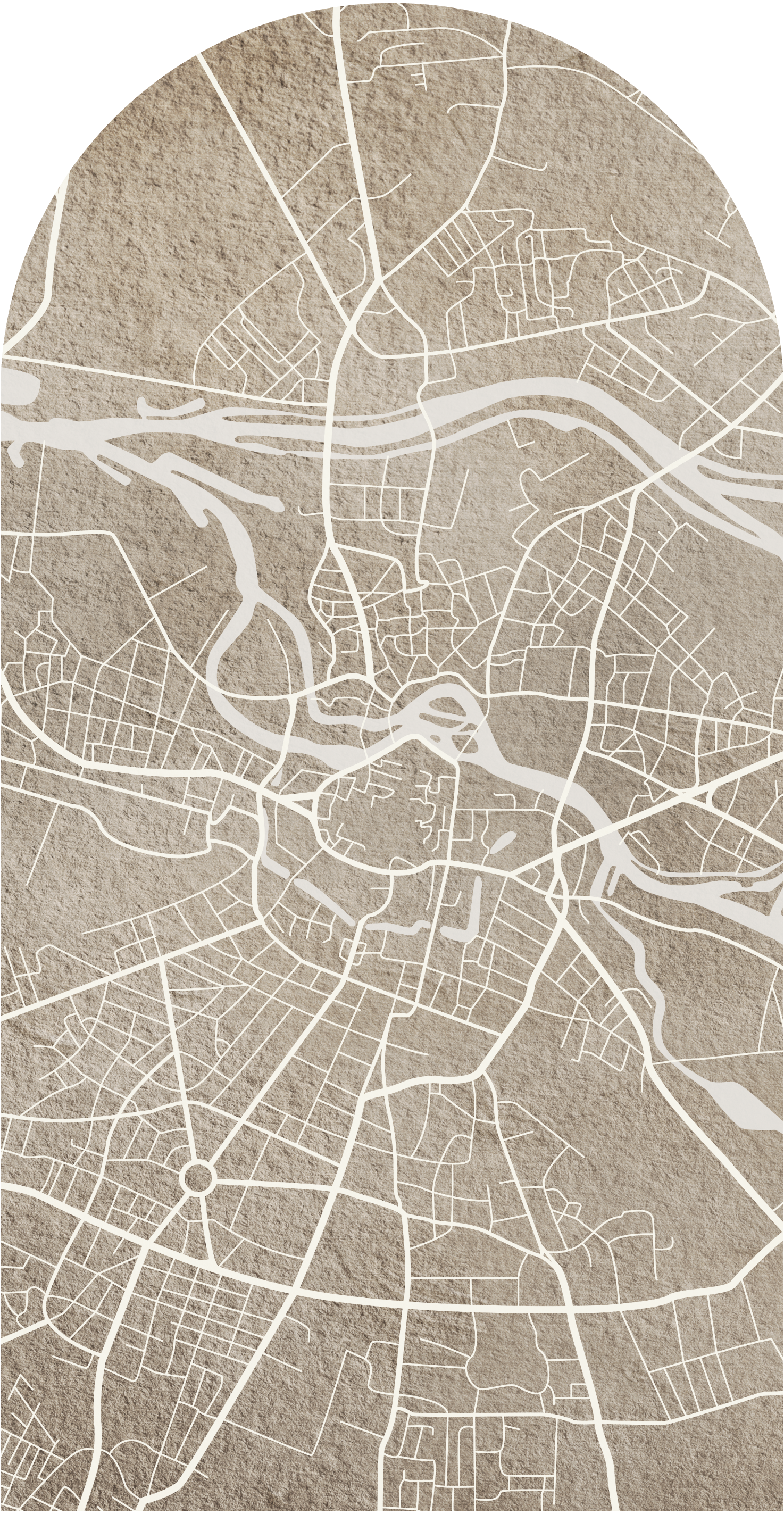 Breslau Beige – Tapeta Łuk Standard