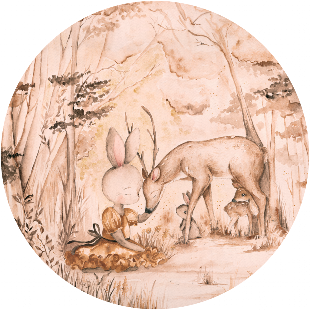 Bambi – Tapeta Koło Standard