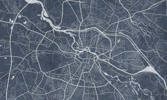 Breslau Blue – Tapeta na wymiar