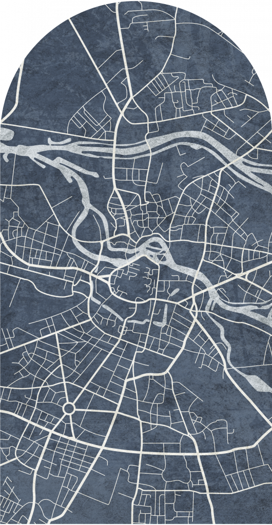Breslau Blue – Tapeta Łuk Standard