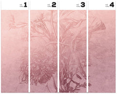 Blossom Ombre Flower – Tapeta w rolkach