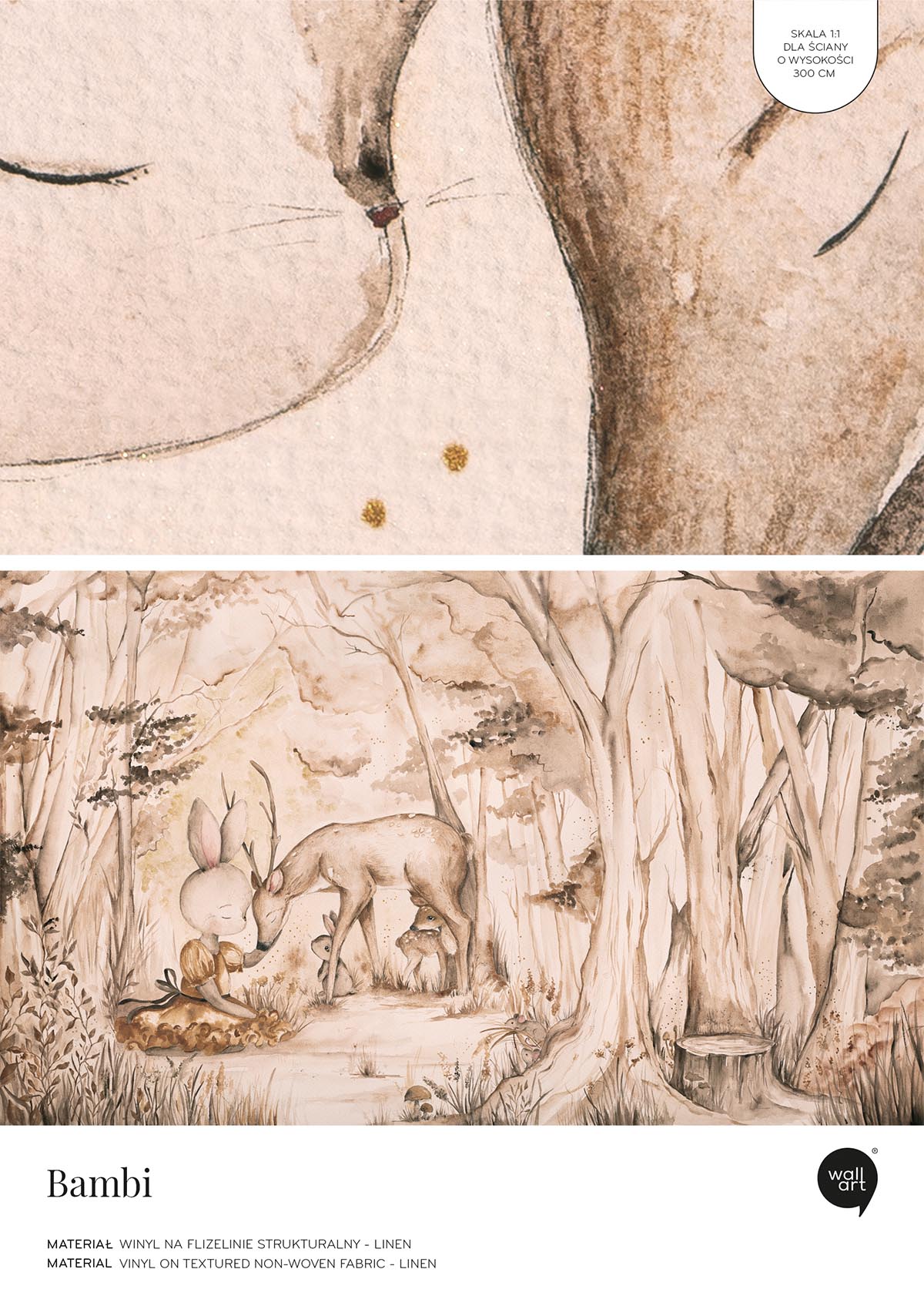 Bambi – Próbka Tapety