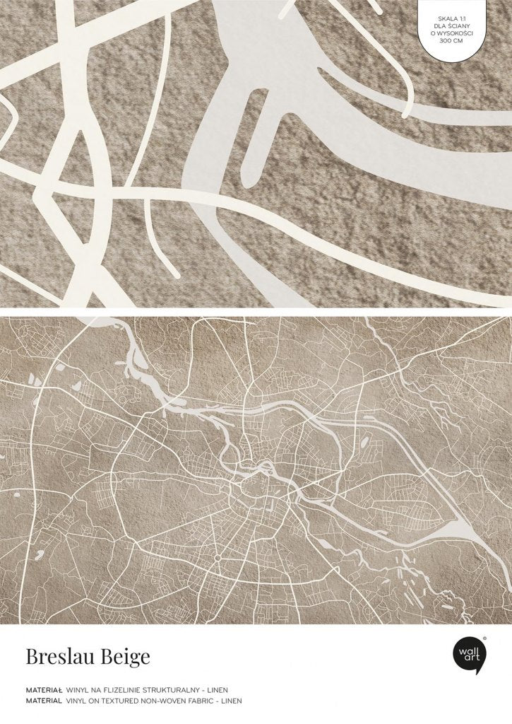 Breslau Beige – Próbka Tapety
