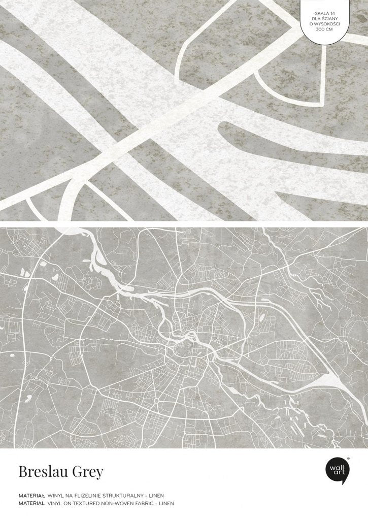 Breslau Grey – Próbka Tapety