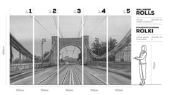 Bridge B&W – Tapeta w rolkach