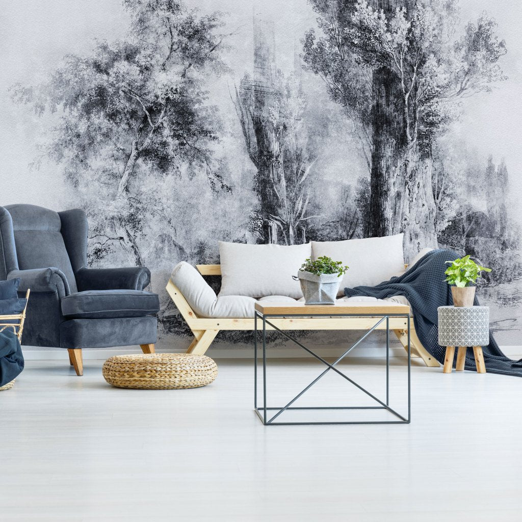 Calm Blue – Tapeta w rolkach