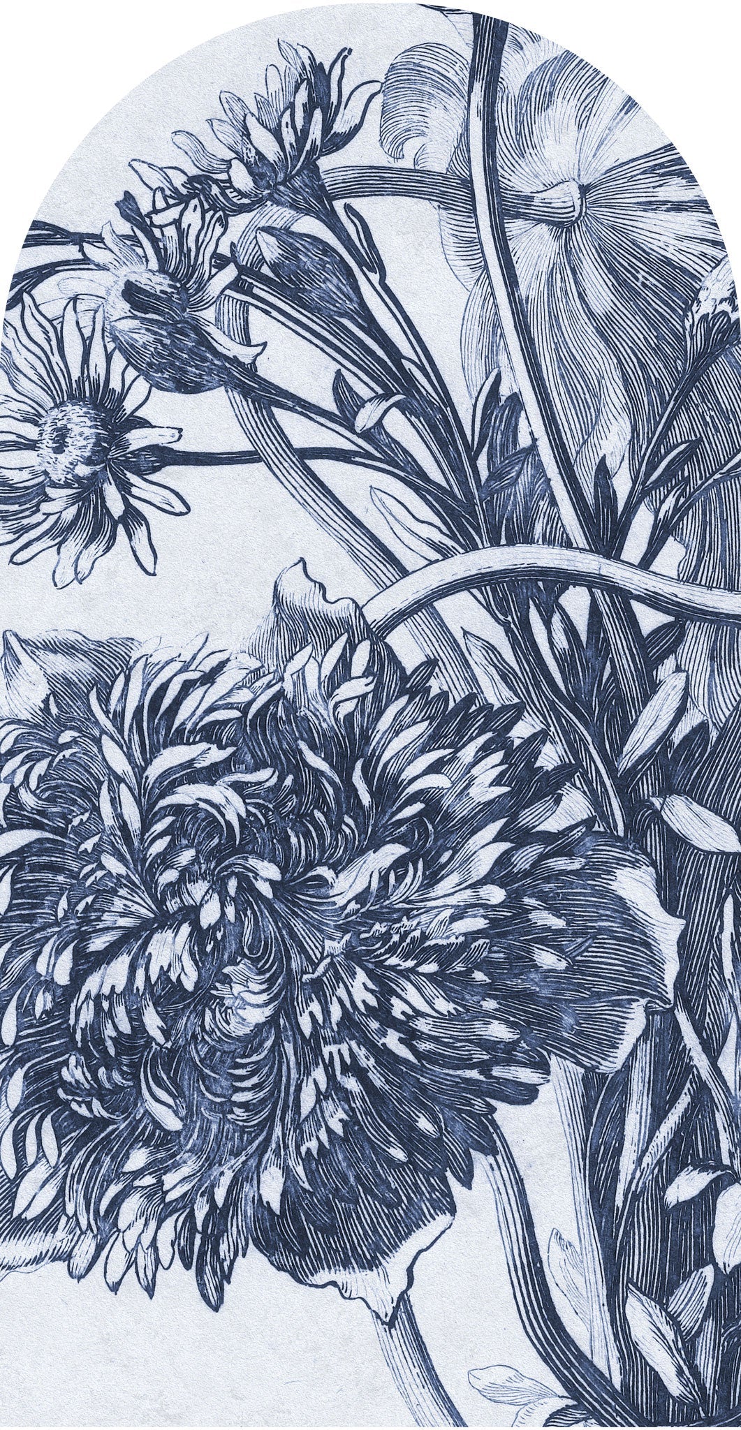 Blue Flower – Tapeta Łuk Standard