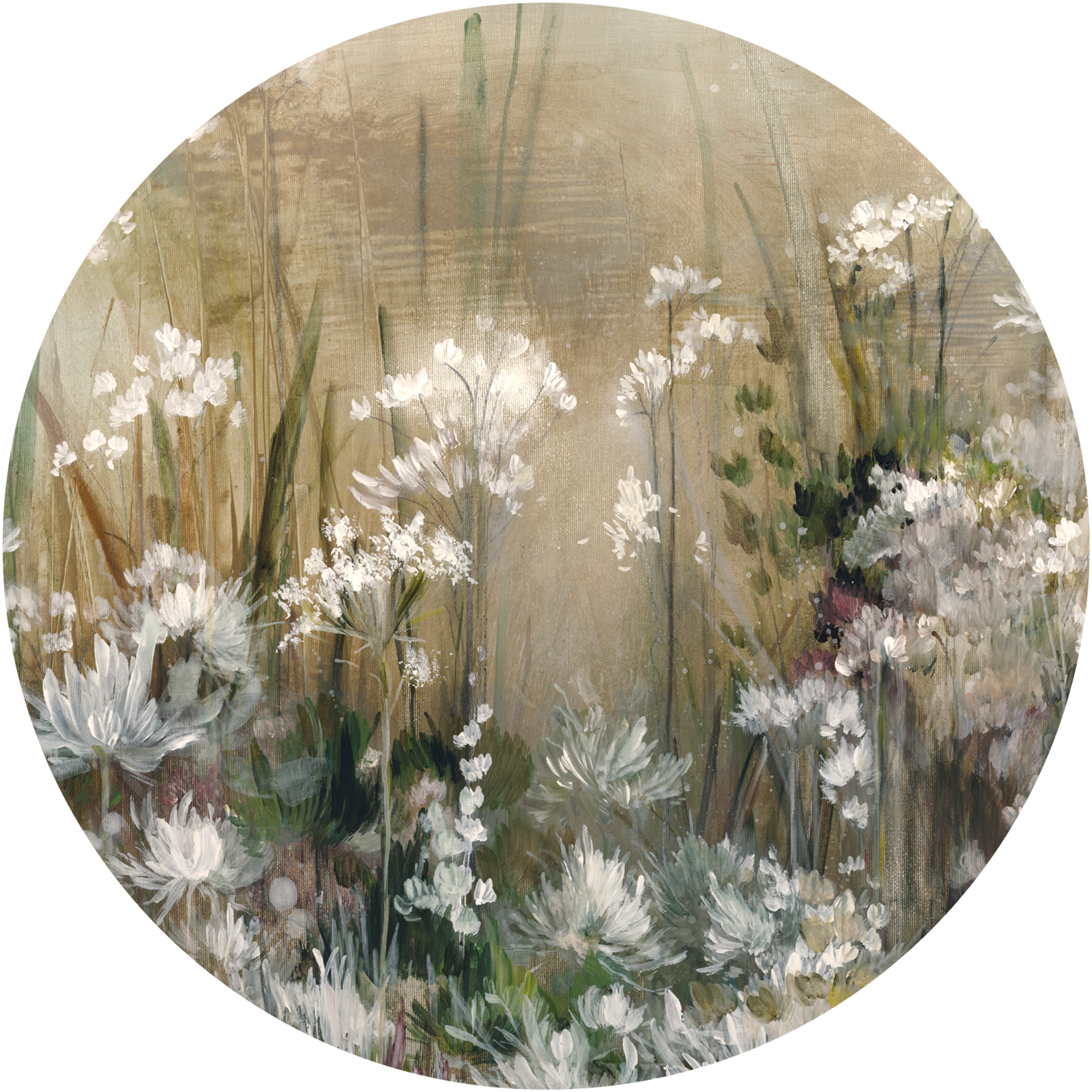 Amarillo – Tapeta Koło Standard