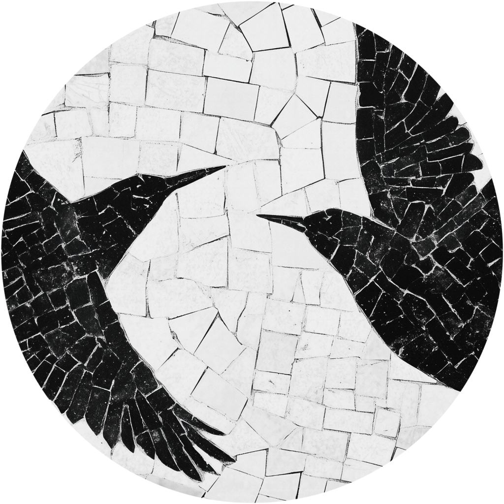 Birds – Tapeta Koło Standard