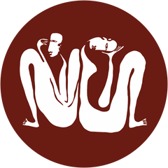 Couple Burgundy – Tapeta Koło Standard
