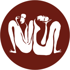 Couple Burgundy – Tapeta Koło Standard